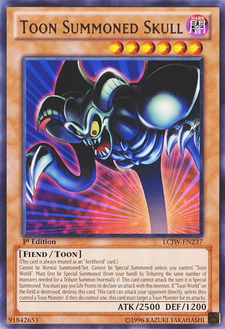Toon Summoned Skull [LCJW-EN237] Rare | GnG Games