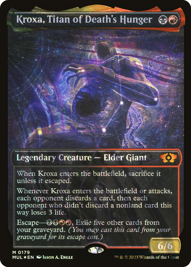 Kroxa, Titan of Death's Hunger (Halo Foil) [Multiverse Legends] | GnG Games