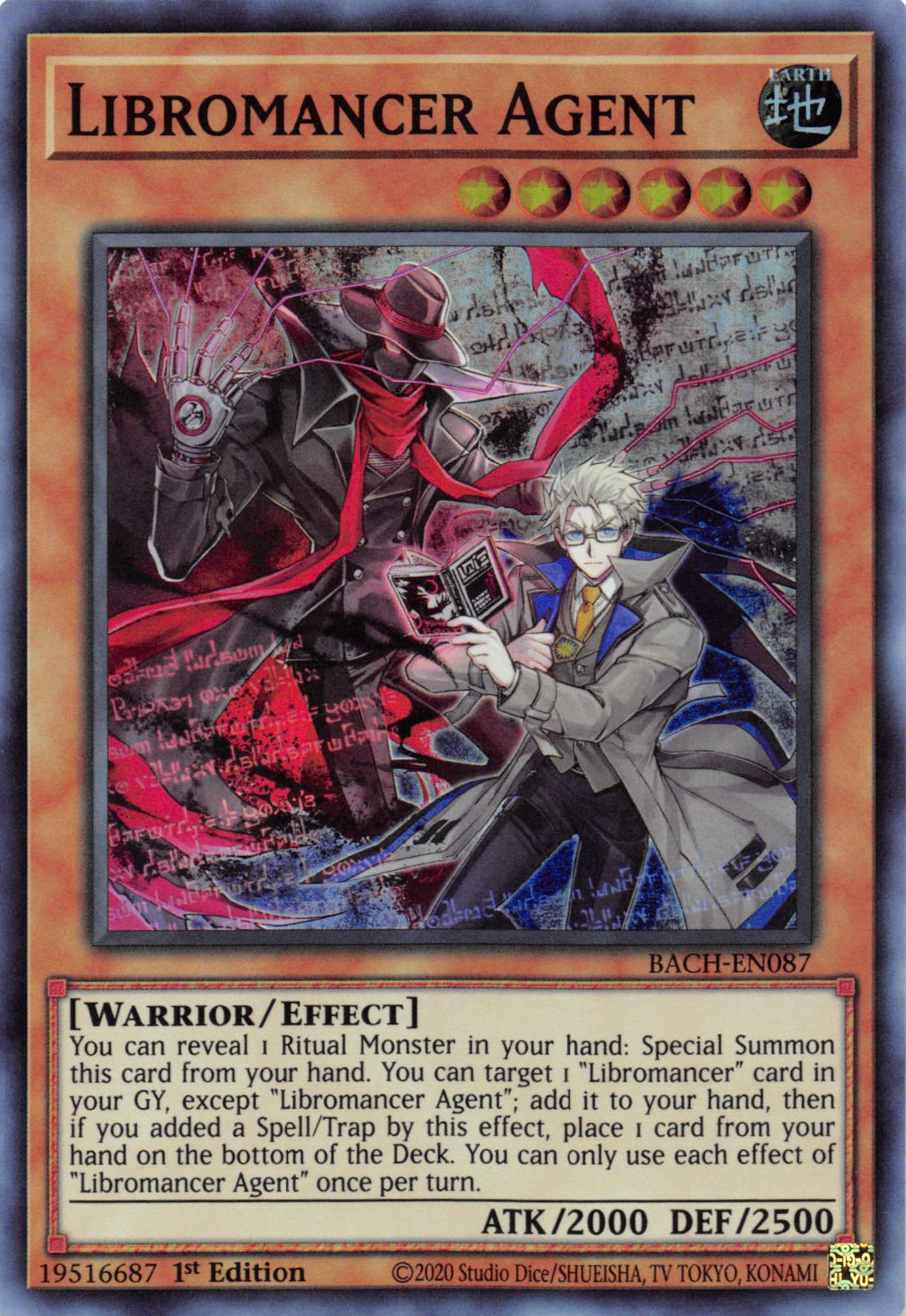 Libromancer Agent [BACH-EN087] Super Rare | GnG Games