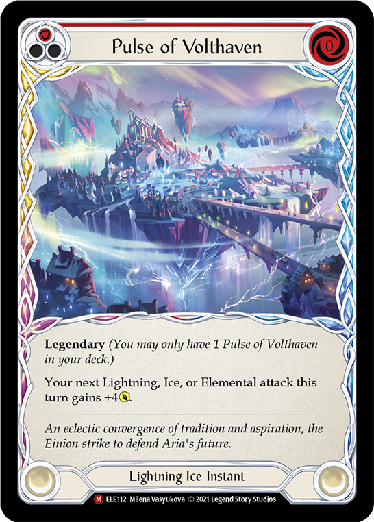 Pulse of Volthaven [ELE112] (Tales of Aria)  1st Edition Cold Foil | GnG Games