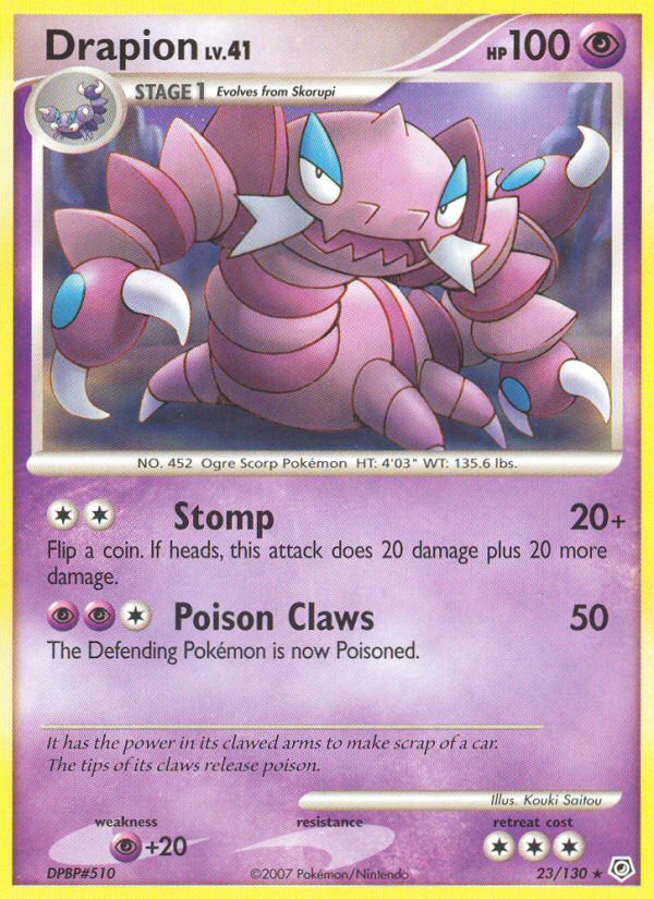 Drapion (23/130) [Diamond & Pearl: Base Set] | GnG Games