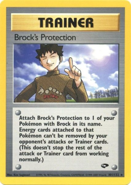 Brock's Protection (101/132) [Gym Challenge Unlimited] | GnG Games