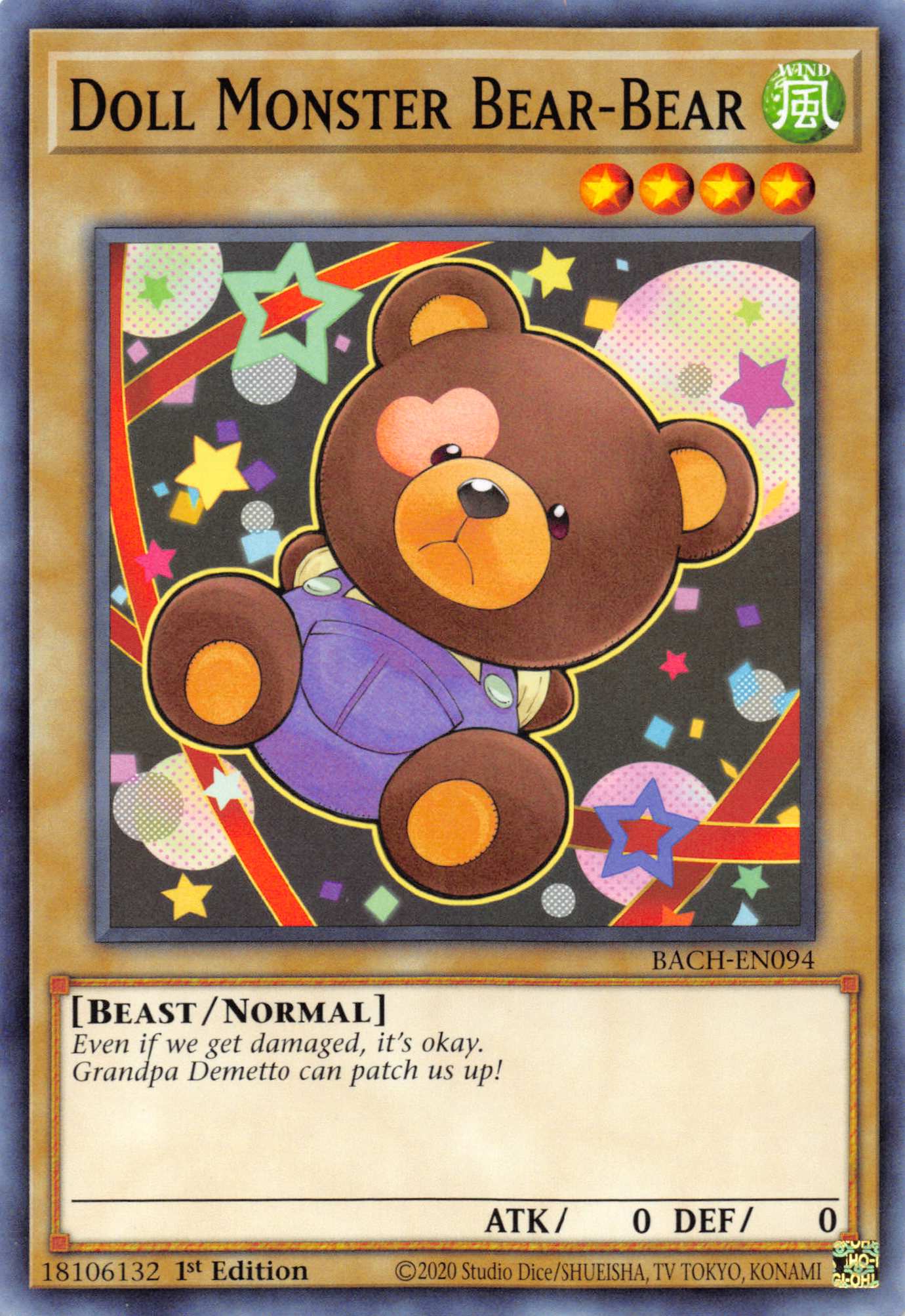 Doll Monster Bear-Bear [BACH-EN094] Common | GnG Games