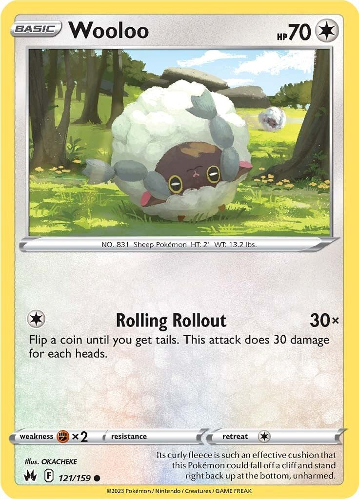 Wooloo (121/159) [Sword & Shield: Crown Zenith] | GnG Games