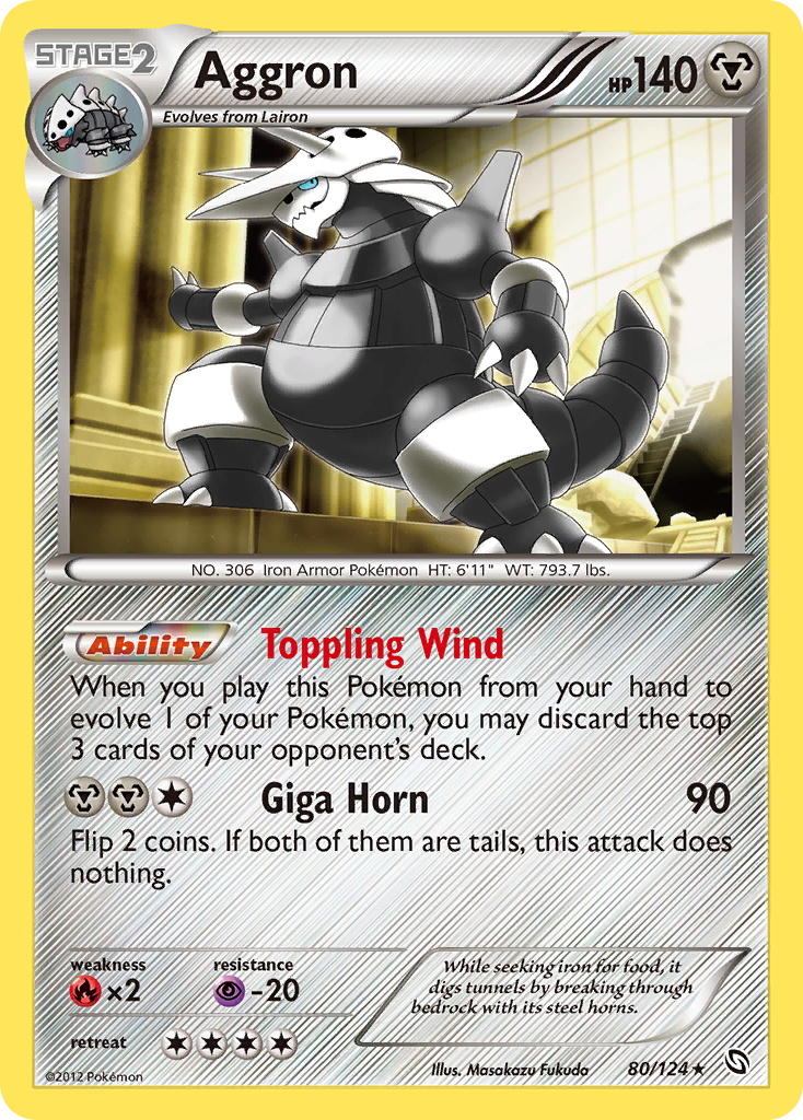 Aggron (80/124) [Black & White: Dragons Exalted] | GnG Games