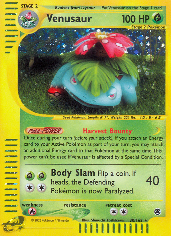 Venusaur (30/165) [Expedition: Base Set] | GnG Games