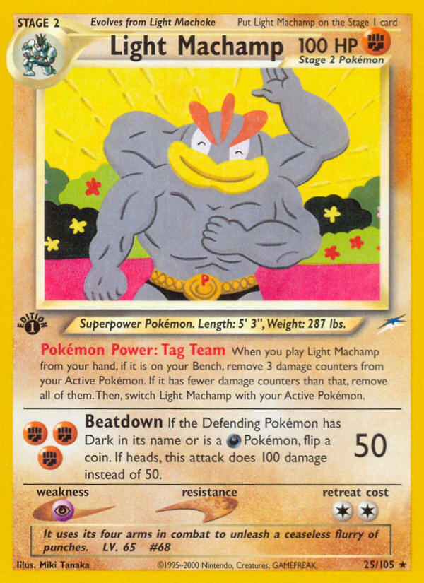 Light Machamp (25/105) [Neo Destiny 1st Edition] | GnG Games