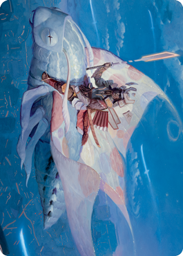 Sky-Blessed Samurai Art Card [Kamigawa: Neon Dynasty Art Series] | GnG Games
