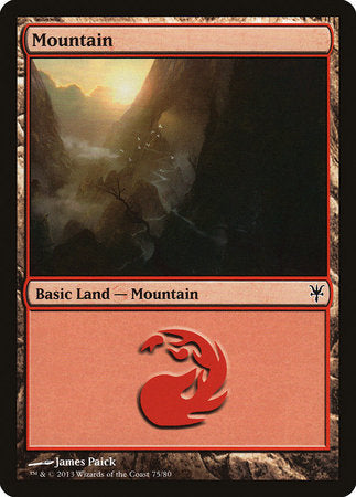 Mountain (75) [Duel Decks: Sorin vs. Tibalt] | GnG Games