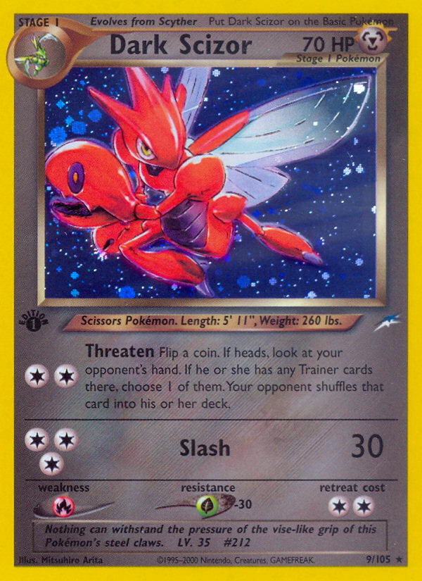 Dark Scizor (9/105) [Neo Destiny 1st Edition] | GnG Games