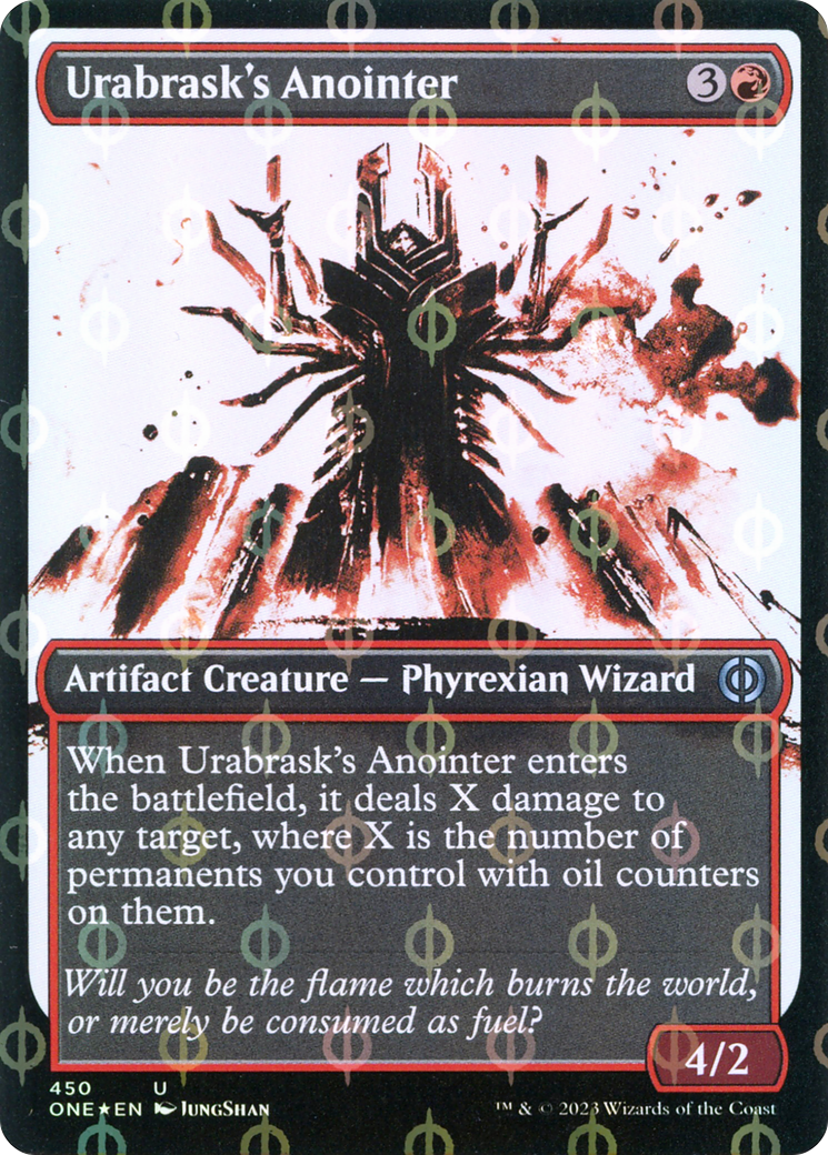 Urabrask's Anointer (Showcase Ichor Step-and-Compleat Foil) [Phyrexia: All Will Be One] | GnG Games