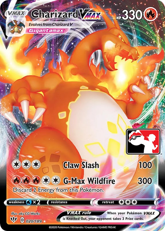 Charizard VMAX (020/189) [Prize Pack Series One] | GnG Games