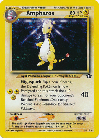 Ampharos (1/111) [Neo Genesis Unlimited] | GnG Games