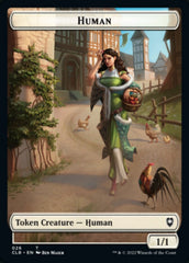 Spider // Human Double-sided Token [Commander Legends: Battle for Baldur's Gate Tokens] | GnG Games