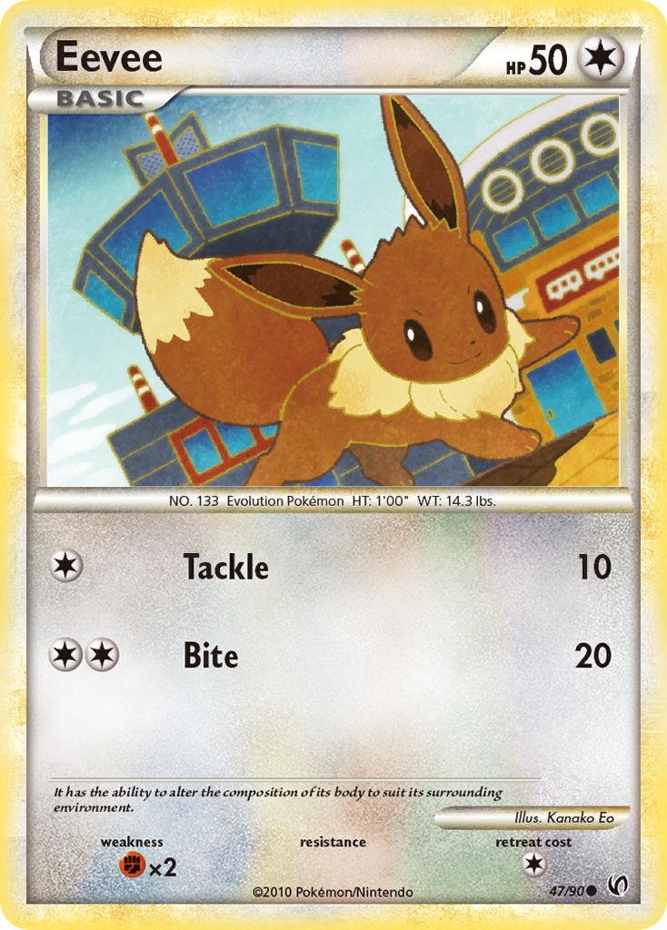 Eevee (47/90) [HeartGold & SoulSilver: Undaunted] | GnG Games