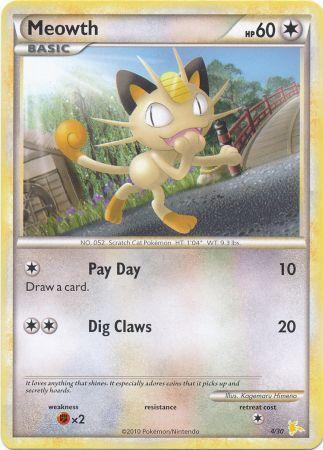 Meowth (4/30) [HeartGold & SoulSilver: Trainer Kit - Raichu] | GnG Games