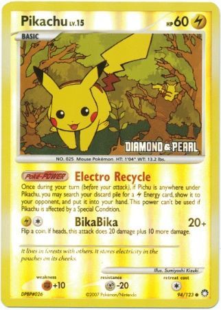 Pikachu (94/123) [Burger King Promos: 2008 Collection] | GnG Games