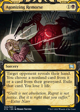 Agonizing Remorse (Etched Foil) [Strixhaven Mystical Archive] | GnG Games