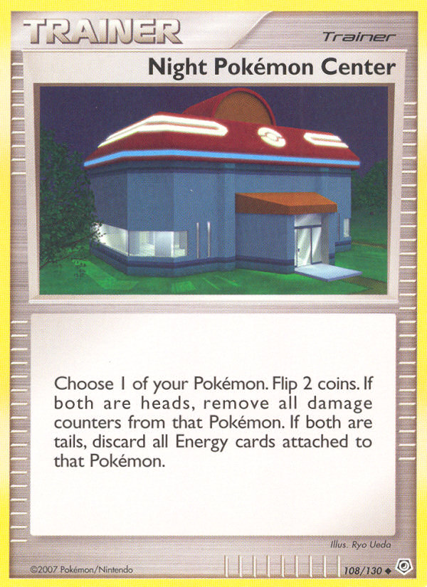 Night Pokemon Center (108/130) [Diamond & Pearl: Base Set] | GnG Games