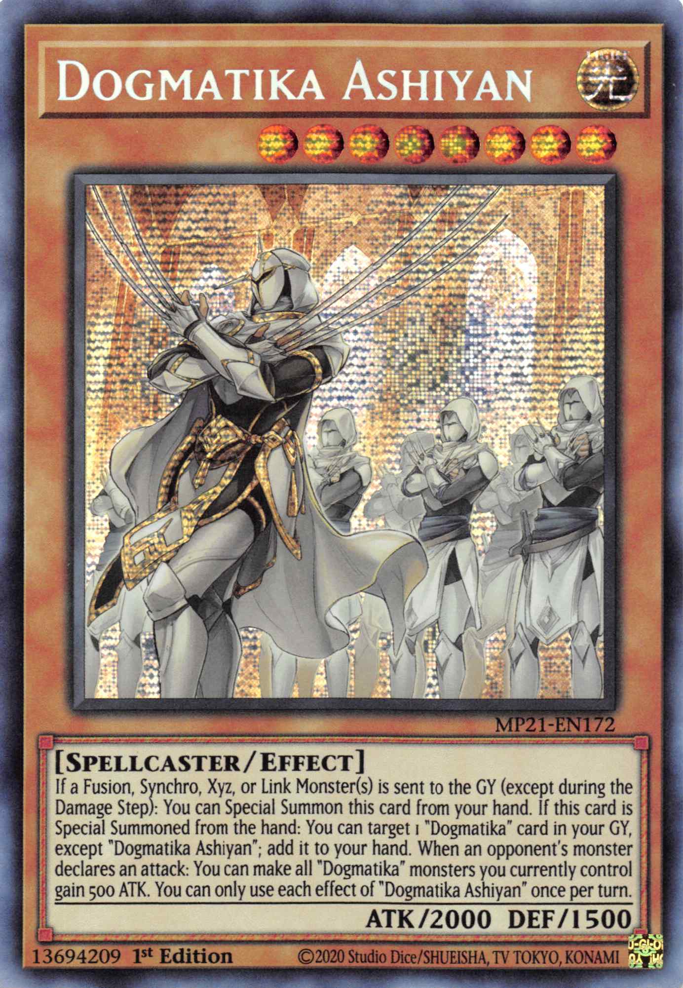 Dogmatika Ashiyan [MP21-EN172] Prismatic Secret Rare | GnG Games