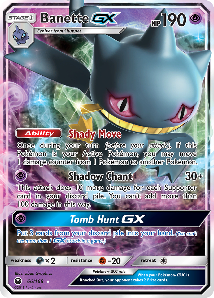 Banette GX (66/168) [Sun & Moon: Celestial Storm] | GnG Games