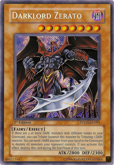 Darklord Zerato [PTDN-EN081] Secret Rare | GnG Games