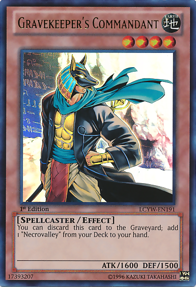 Gravekeeper's Commandant [LCYW-EN191] Ultra Rare | GnG Games
