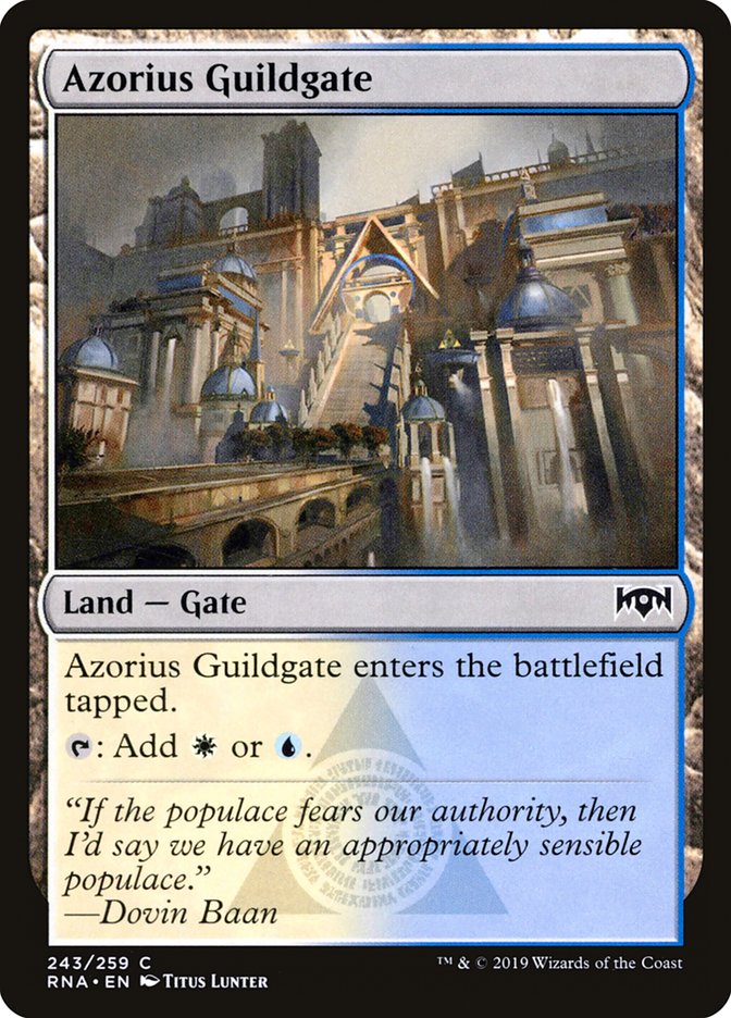 Azorius Guildgate (243/259) [Ravnica Allegiance] | GnG Games