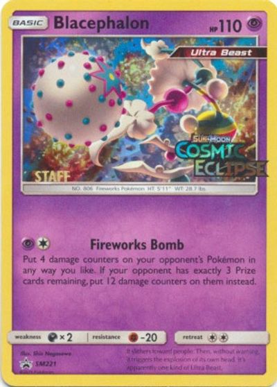 Blacephalon (SM221) (Staff Prerelease Promo) [Sun & Moon: Black Star Promos] | GnG Games