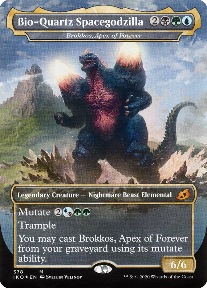 Brokkos, Apex of Forever - Bio-Quartz Spacegodzilla (Godzilla Series) [Ikoria: Lair of Behemoths] | GnG Games