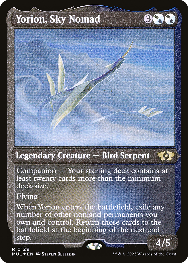 Yorion, Sky Nomad (Foil Etched) [Multiverse Legends] | GnG Games