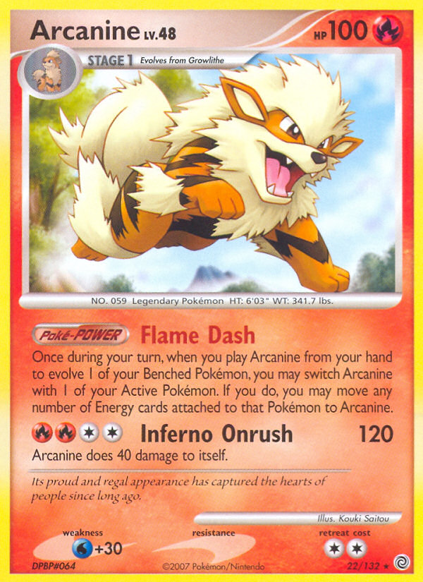 Arcanine (22/132) [Diamond & Pearl: Secret Wonders] | GnG Games