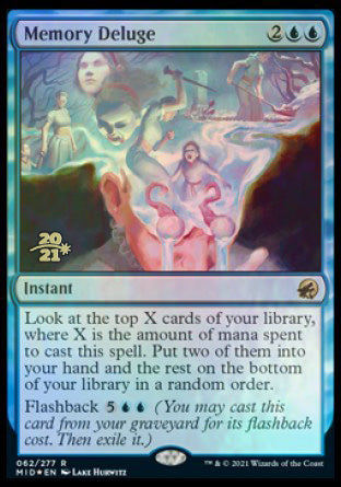 Memory Deluge [Innistrad: Midnight Hunt Prerelease Promos] | GnG Games