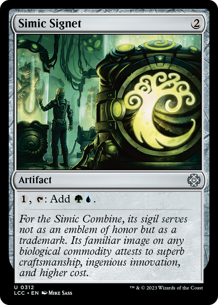 Simic Signet [The Lost Caverns of Ixalan Commander] | GnG Games