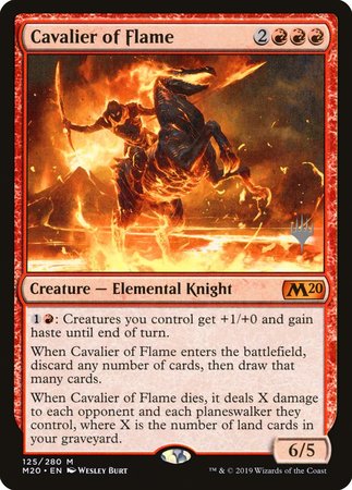 Cavalier of Flame [Core Set 2020 Promos] | GnG Games