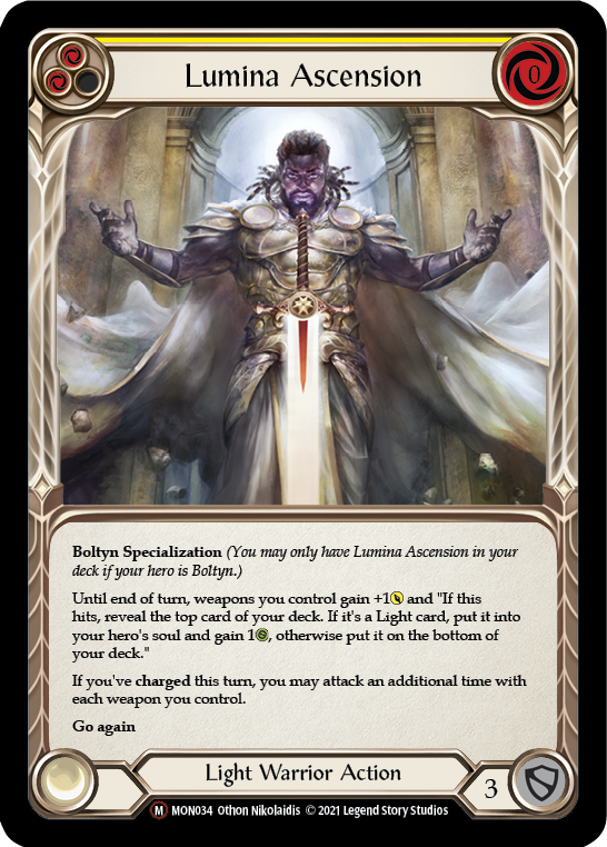 Lumina Ascension (Rainbow Foil) [U-MON034-RF] Unlimited Edition Rainbow Foil | GnG Games