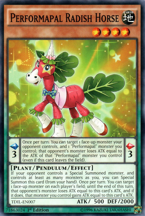 Performapal Radish Horse [TDIL-EN007] Common | GnG Games