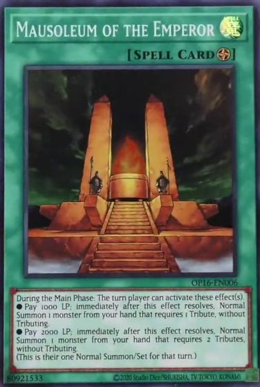 Mausoleum of the Emperor [OP16-EN006] Super Rare | GnG Games