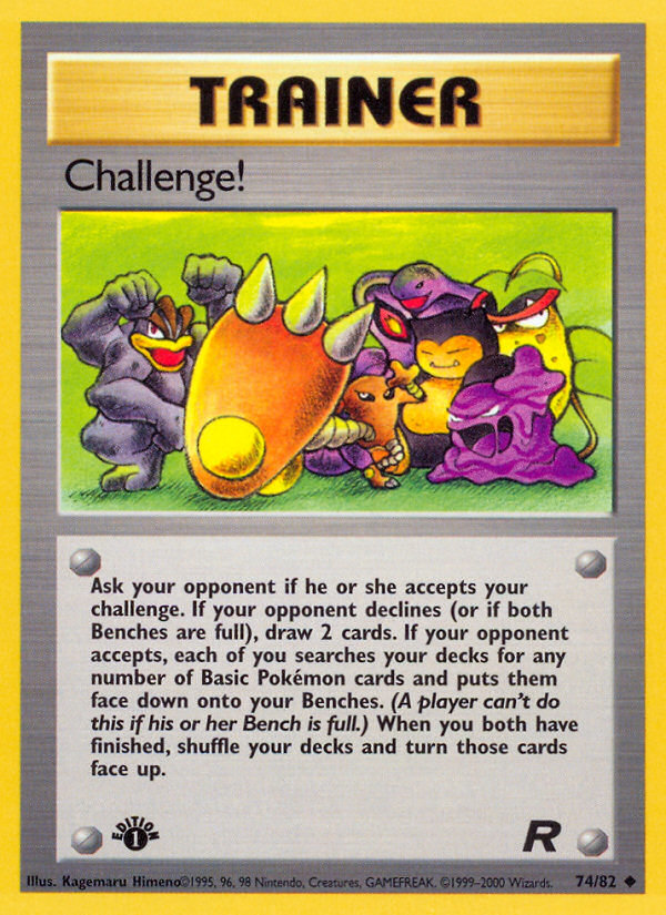 Challenge! (74/82) [Team Rocket 1st Edition] | GnG Games