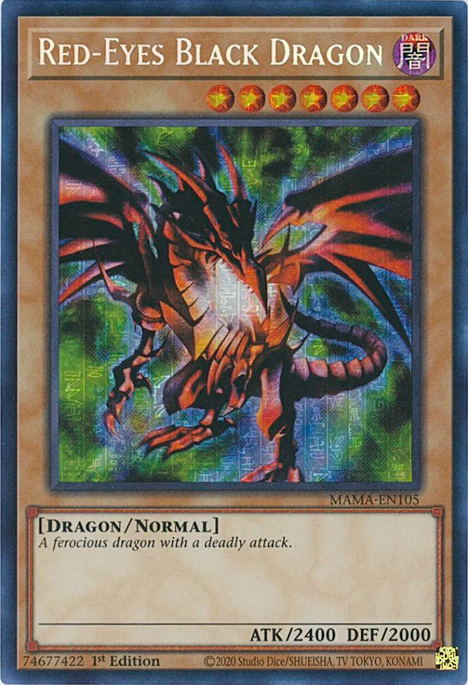 Red-Eyes Black Dragon [MAMA-EN105] Secret Pharaoh's Rare | GnG Games