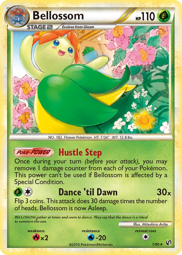 Bellossom (1/90) (Theme Deck Exclusive) [HeartGold & SoulSilver: Undaunted] | GnG Games