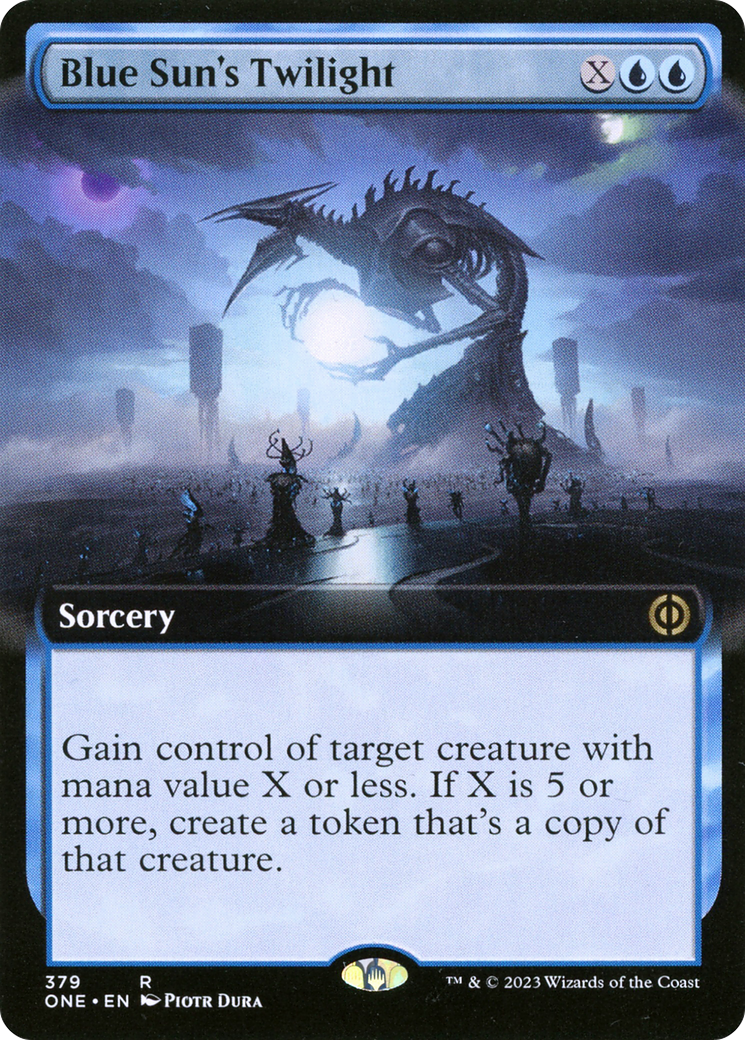 Blue Sun's Twilight (Extended Art) [Phyrexia: All Will Be One] | GnG Games