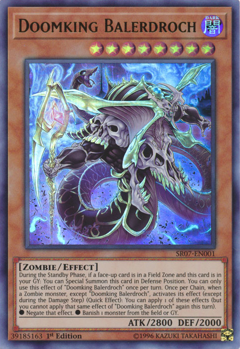 Doomking Balerdroch [SR07-EN001] Ultra Rare | GnG Games