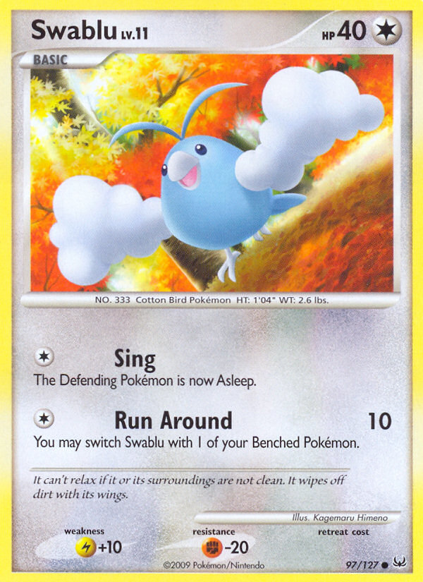 Swablu (97/127) [Platinum: Base Set] | GnG Games