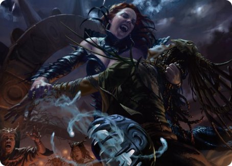 Olivia's Midnight Ambush Art Card [Innistrad: Midnight Hunt Art Series] | GnG Games