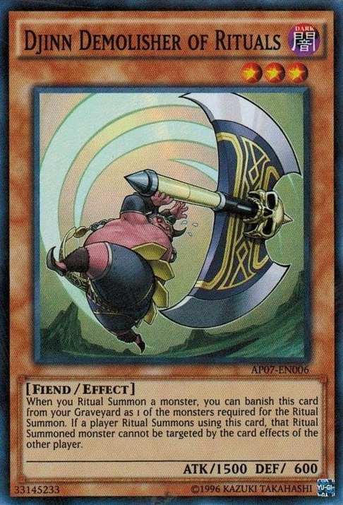 Djinn Demolisher of Rituals [AP07-EN006] Super Rare | GnG Games