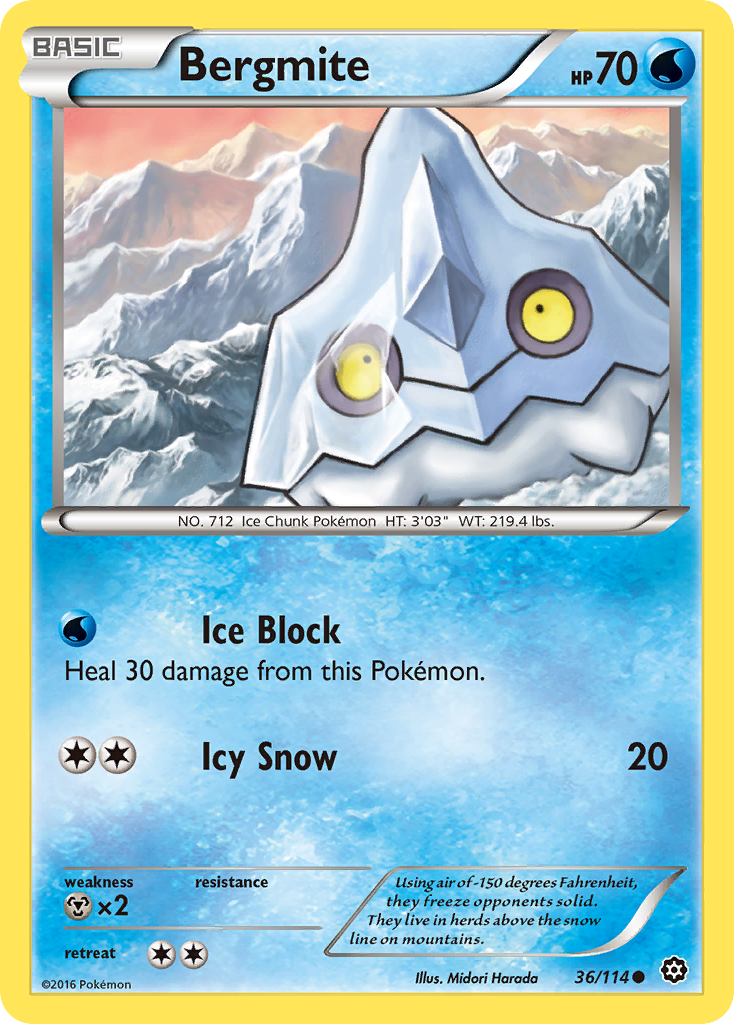 Bergmite (36/114) [XY: Steam Siege] | GnG Games