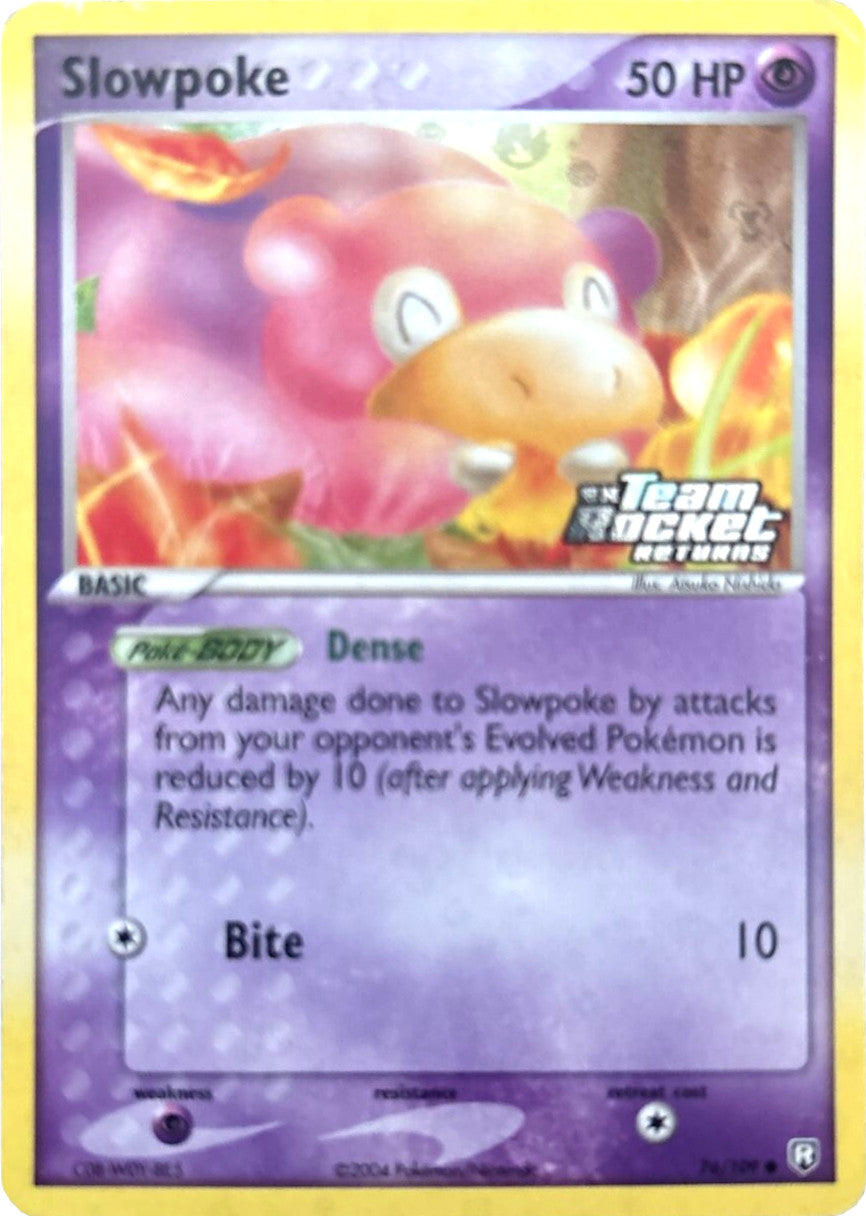 Slowpoke (76/109) (Stamped) [EX: Team Rocket Returns] | GnG Games