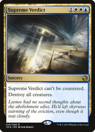 Supreme Verdict [Iconic Masters] | GnG Games