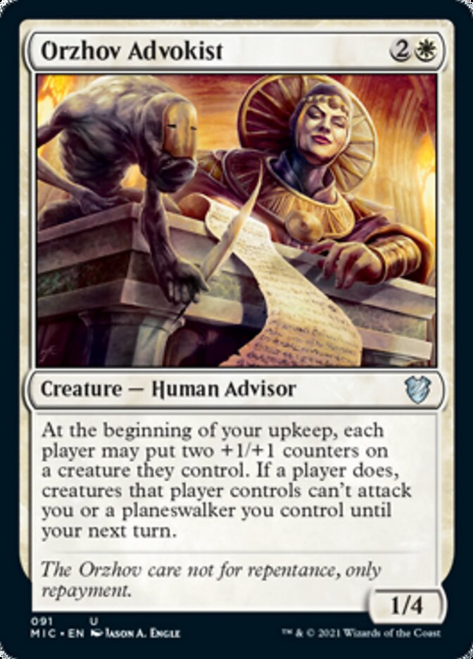 Orzhov Advokist [Innistrad: Midnight Hunt Commander] | GnG Games